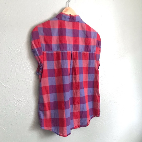 BDG sleeveless summer button up top, lightweight size M - Picture 4 of 5